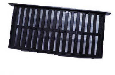 Plastic Foundation Vent With Slider, Black, 16 x 8 In.