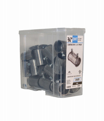 Electrical Metallic Tubing Set-Screw Coupling, 3/4-In., 25-Pk.