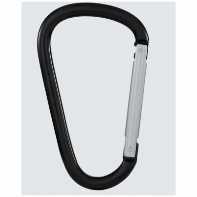 Interlocking Spring Snap, Black Steel, 6 In.