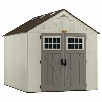 Tremont Storage Shed, Reinforced Floor, All-Weather Resin Construction, 8 x 10 Ft.