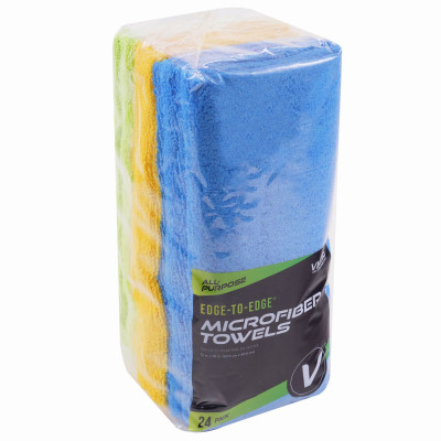 24pk Microfiber All-Purpose Auto Cloths