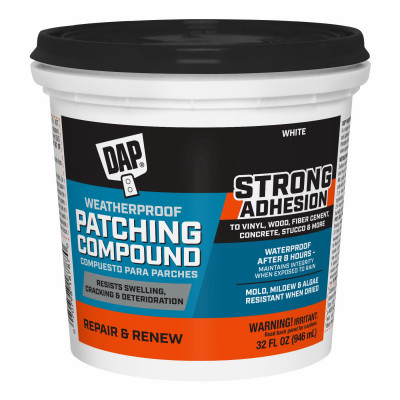 Weatherproof Patching Compound, 32 oz.