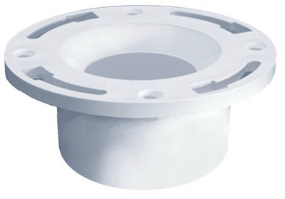 PVC Closet Flange Fits 3 & 4 In. Pipe