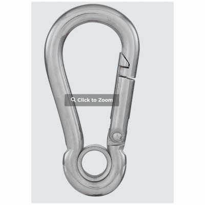 Interlocking Spring Snap, Stainless Steel, 3-1/8 In.