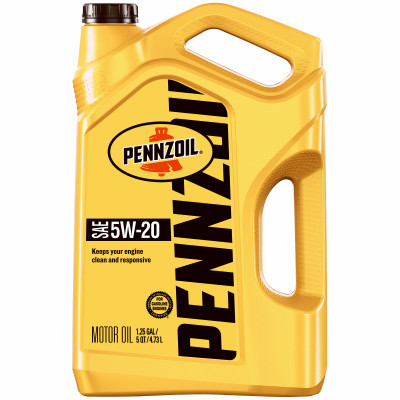 Motor Oil, Multi-Viscosity, 5W-20, 5 Qts.