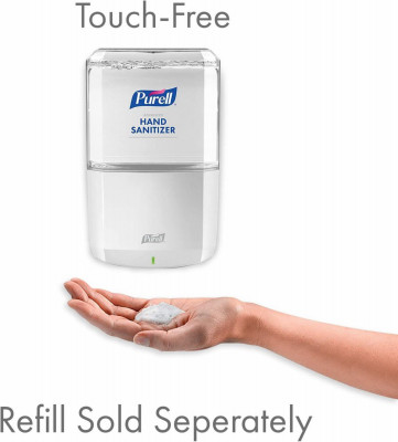 PURELL ES6 Automatic Hand Sanitizer Dispenser, White, for 1200 mL PURELL ES6 Hand Sanitizer Refills