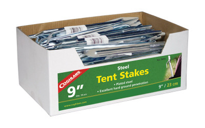 Steel Tent Stake, 9 In. (50 pieces)
