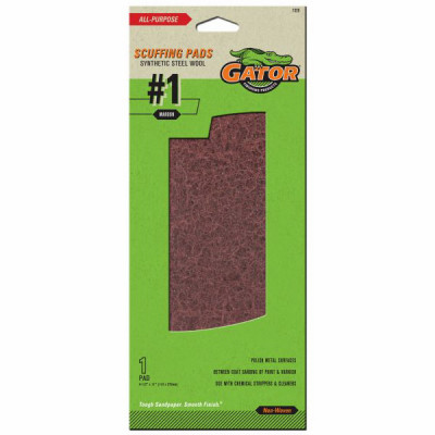 Metal Surfaces Finishing Pad, Maroon
