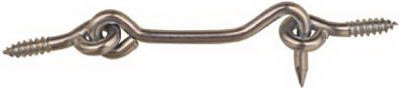 Hook & Eye, Zinc-Plated Steel, 2-1/2 In., 2-Pk.