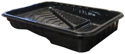 Disposable Plastic Paint Tray, Black, 9-In. (25 pieces)