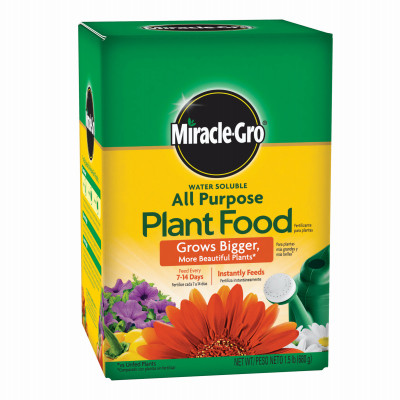 Miracle-Gro Water Soluble All Purpose Plant Food, 1.5 lb.
