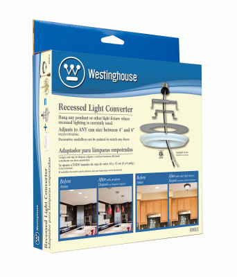 Recessed Can Light Converter, 4 to 6-In.