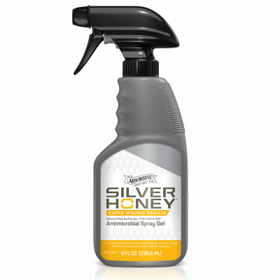 Silver Honey Horse & Animal Rapid Wound Repair Ointment, 2 oz. Spray Gel