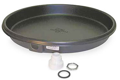 Water Heater Pan, Plastic, 24 ID x 26 OD x 3 In. (3 pieces)