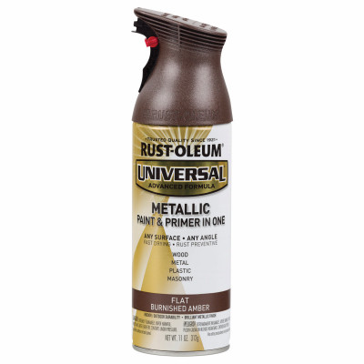 Universal Paint & Primer Spray Paint, Espresso Brown Gloss, 12-oz.