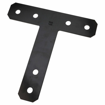 T-Plate, Black, 12 x 12 In.