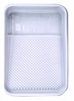 Shallow Paint Tray Liner, Plastic, 9 In.