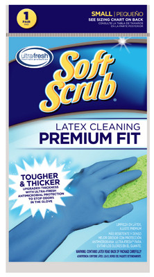 Premium Fit Latex Gloves, Small, Pr.