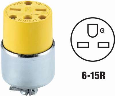 YEL ARMORED CONNECTOR
