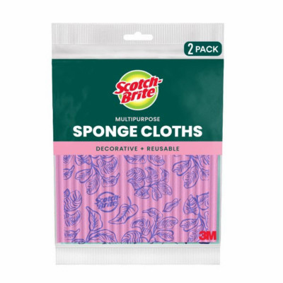 2PK Print Sponge Cloth