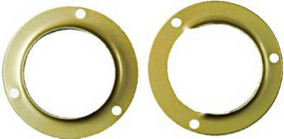 Brass Closet Rod Pole Socket Set, 1-3/8 In., Pr.