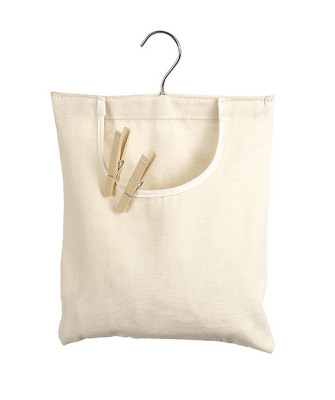 Clothespin Bag, Canvas, Hanging Hook