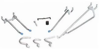 Pegboard Hook Assortment, 1/4 In., 32-Piece