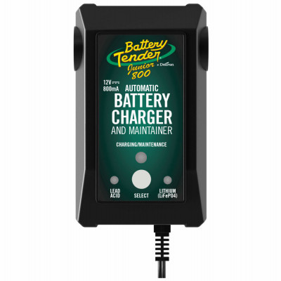 Junior 800 12-Volt Powersports Battery Charger / Maintainer, Acid or Lithium