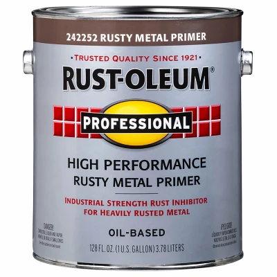 Professional Flat Metal Primer, Rusty, 1-Gallon (2 pieces)