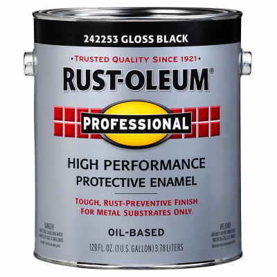 Professional Finish, Black Gloss, 1-Gallon (2 pieces)