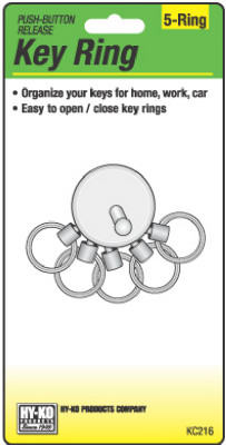 Key Ring, Easy-Release (5 pieces)