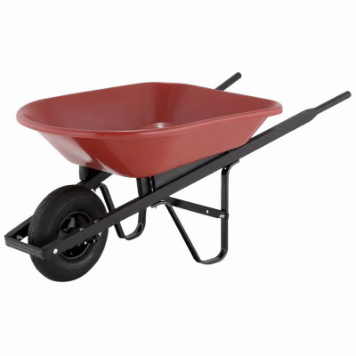 Wheelbarrow, Poly Tray, 4 Cu. Ft.