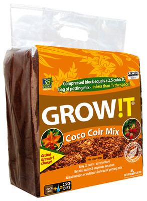 Plant!t Coco Coir Planting Mix, Organic, 9.14 Lbs.