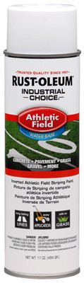 Industrial Choice Athletic Field Striping Spray Paint, White, 17-oz. Inverted