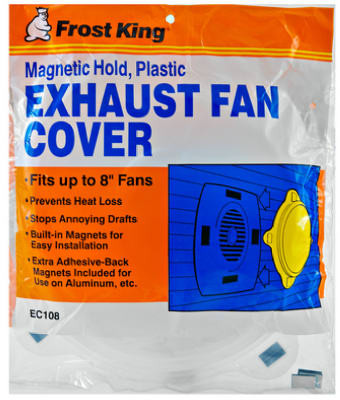 Exhaust Fan Cover, Plastic, 10-1/4 In. Diam.
