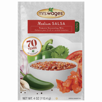 Tomato Sauce & Canning Mix, Medium Salsa Mix, 4-oz.