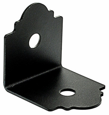Outdoor Accents Angle, 90-Degree, 12 Gauge, ZMAX Coated, Galvanized Steel, 3 x 3-1/4 x 3 In.