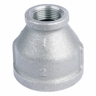 2 x 1 In. Galvanized Pipe Reducing Coupling