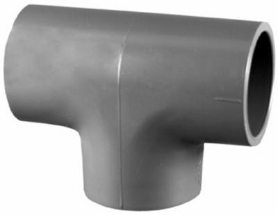 Schedule 80 PVC Slip x Slip x Slip Tee, 3/4 In.