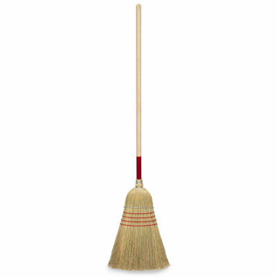 Heavy-Duty Corn Broom, 14 In. Face, 40 In. Wood Handle