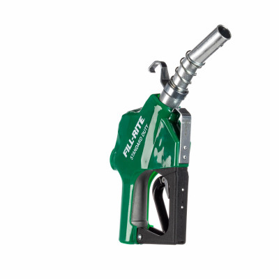 Automatic Diesel Fuel Nozzle, Heavy Duty, Green, 1 In.