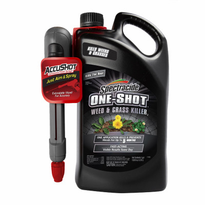 One-Shot Weed & Grass Killer, AccuShot Sprayer, 1 Gallon Ready To Use