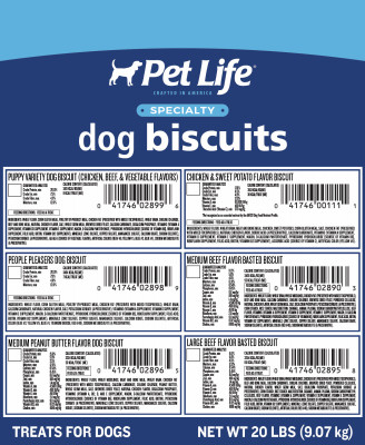 Dog Biscuits, Multi-Flavor, Large, 20-Lbs.