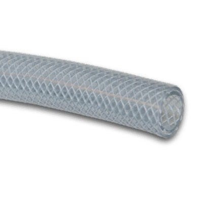 Braided PVC Tubing, 3/8 In. ID x 5/8 In. OD x 100 Ft.