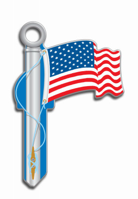 SC1 Flag Key Blank (5 pieces)