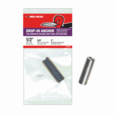 1/2" Drop-in Anchor