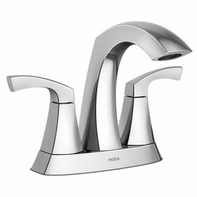 Lindor 2-Handle, High-Arc Bathroom Faucet, 4-In. Centerset, Chrome