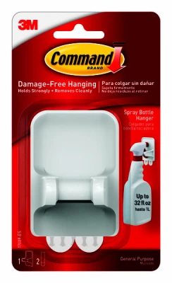 Spray Bottle Hanger, White