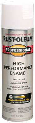 Fast Dry Professional Spray Enamel, Fast-Dry, White Semi-Gloss, 15-oz.