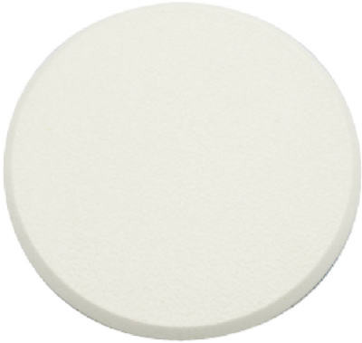 Round Rigid Wall-Protector Bumper, White, Vinyl, 3.25 In.